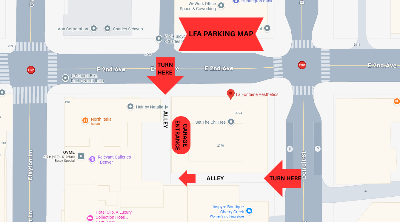 Parking directions